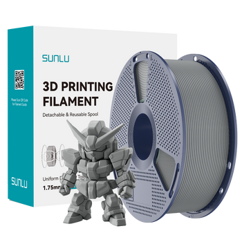 Filament SUNLU Pla+2.0 Grey Szary 1kg 1,75mm