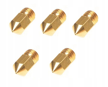 Oryginalna dysza Creality M6 MK8 0,4 mm do Ender-3/Ender-5/CR-10 – 5 sztuk
