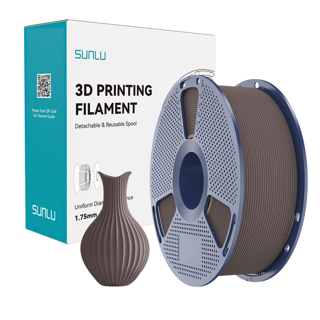 Filament SUNLU PLA Classic Chocolate Czekoladowy 1kg 1,75mm