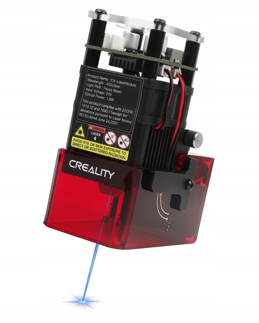 Creality Moduł Laserowy CV-1.6W 24V do Ender-3 S1/S1 Pro — 455nm, Klasa 4