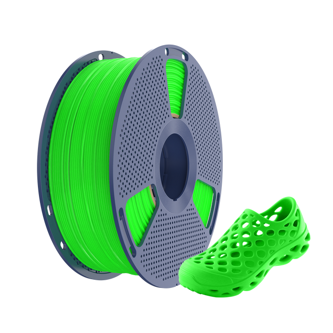Filament SUNLU TPU 95A Green Zielony 1kg 1,75mm