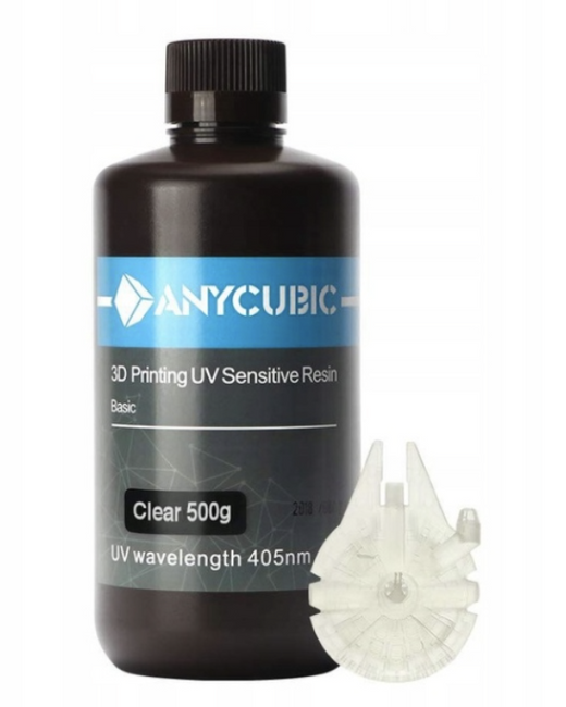 Żywica UV Anycubic 0,5l Transparentna Clear 500ml