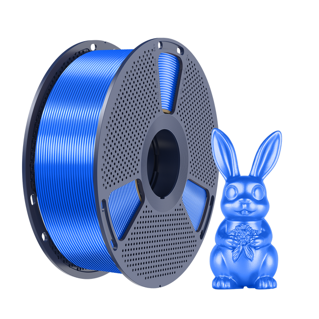 Filament SUNLU Silk PLA+ Blue Niebieski 1kg 1,75mm