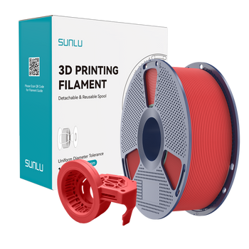 Filament SUNLU High Speed Matte PETG Red Czerwony 1kg 1,75mm