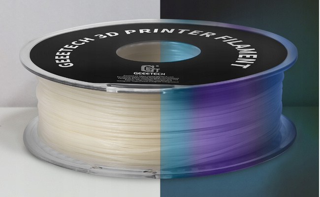 FILAMENT GEEETECH RAINBOW ŚWIECĄCY TĘCZOWY PLA 1kg