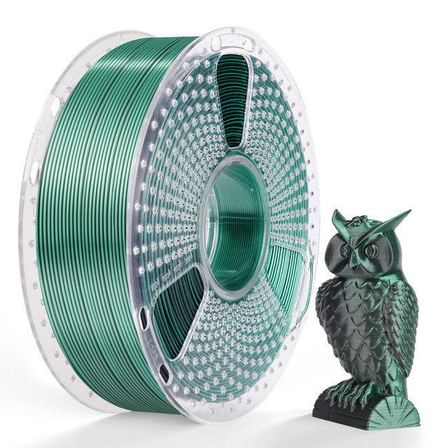 Sunlu PLA+  Silk Dual Black Green Czarny Zielony 1kg