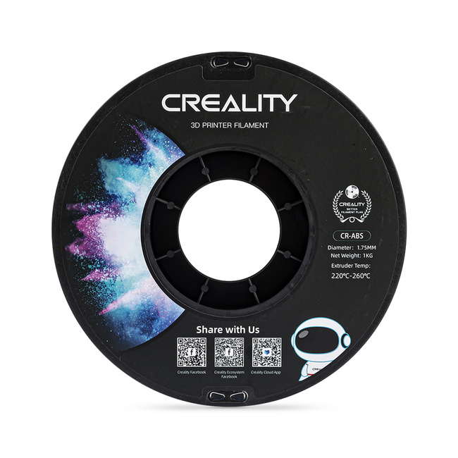 FILAMENT CREALITY CR-ABS BIAŁY WHITE 1KG 1,75mm
