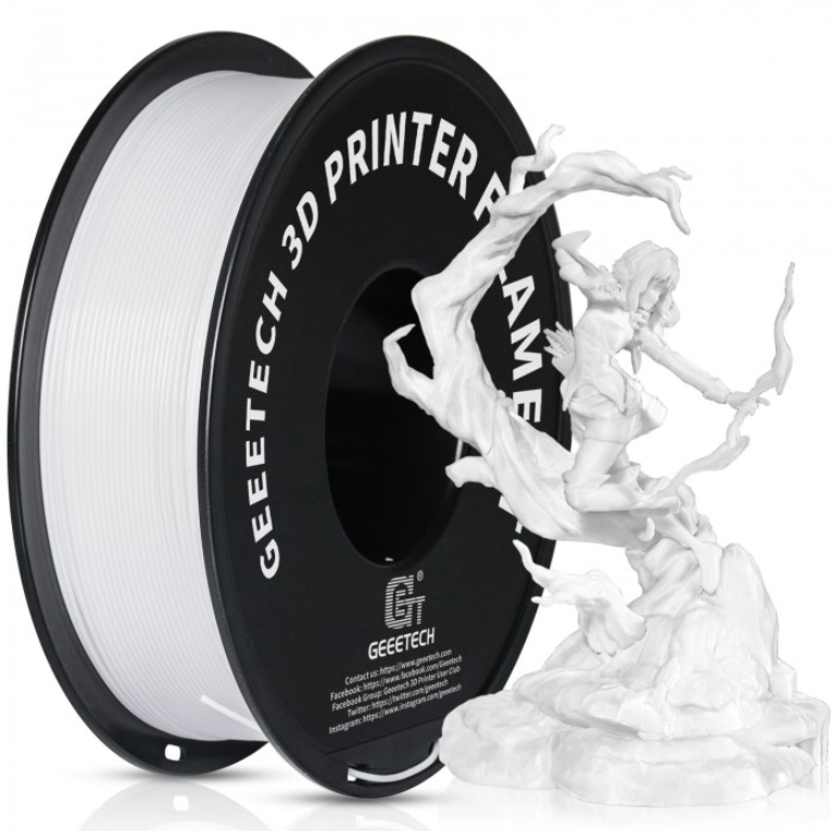 Filament Geeetech PETG White Biały 1,75mm 1kg