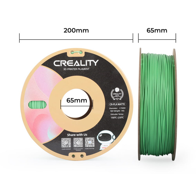 FILAMENT CREALITY CR-PLA ZIELONY GREEN MAT 1KG