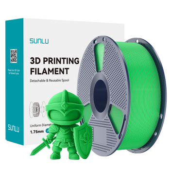 Filament SUNLU PLA+ Green Zielony 1kg 1,75mm