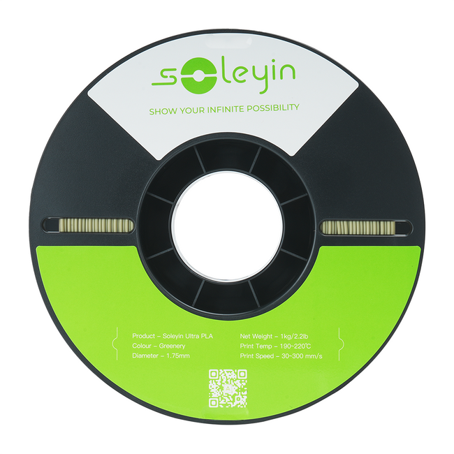 FILAMENT CREALITY SOLEYIN ULTRA PLA ZIELONY GLASS GREEN 1KG