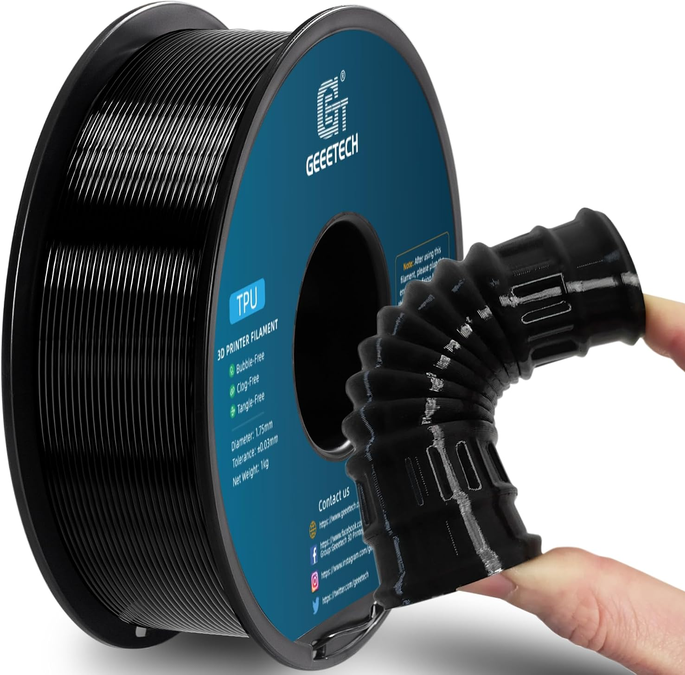Filament Geeetech TPU Black Czarny 1kg 1,75mm