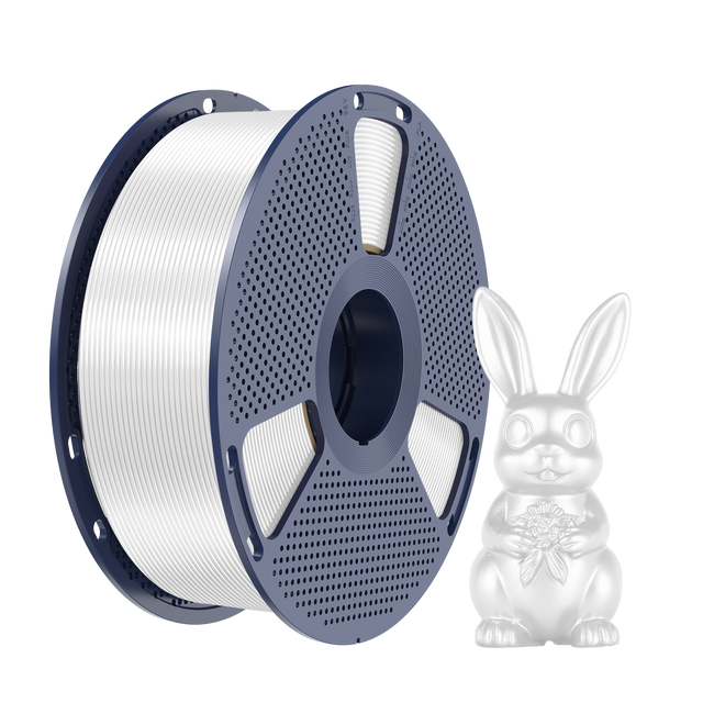 Filament SUNLU Silk PLA+ White Biały 1kg 1,75mm