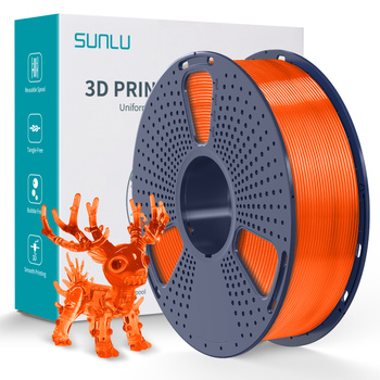 FILAMENT SUNLU TRANSPARENT ORANGE TRANSPARENTNY POMARAŃCZOWY PLA+ 1kg