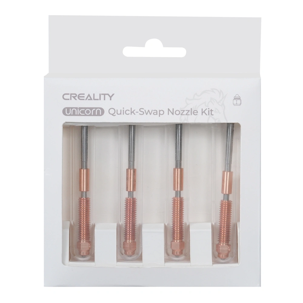 Oryginalne dysze Creality Unicorn Quick-Swap 0.4/0.6/0.8 do K1/K1C/K1 Max/Ender-3 V3