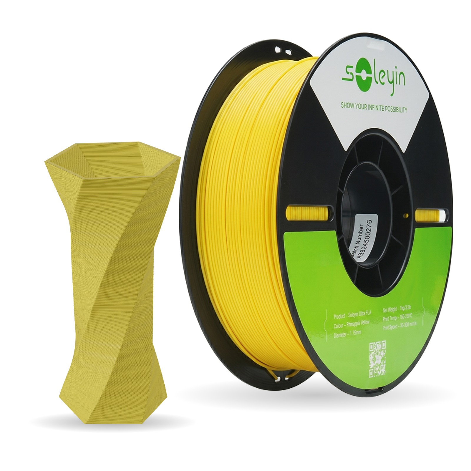 Filament Creality Soleyin Ultra PLA 1,75mm 1kg Żółty Pineapple Yellow