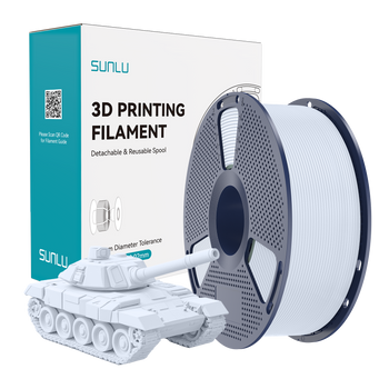 FILAMENT SUNLU HIGH SPEED PLA+ BIAŁY WHITE 1KG