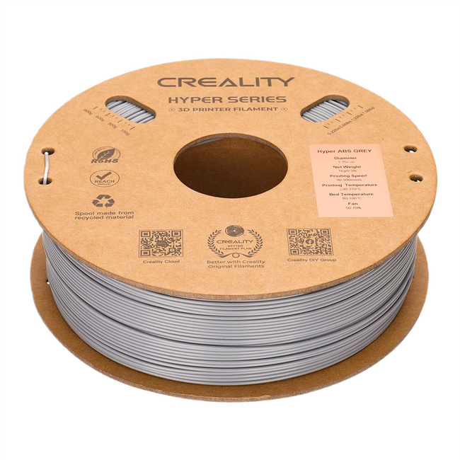 Filament Creality Hyper ABS Grey Szary 1kg 1,75mm