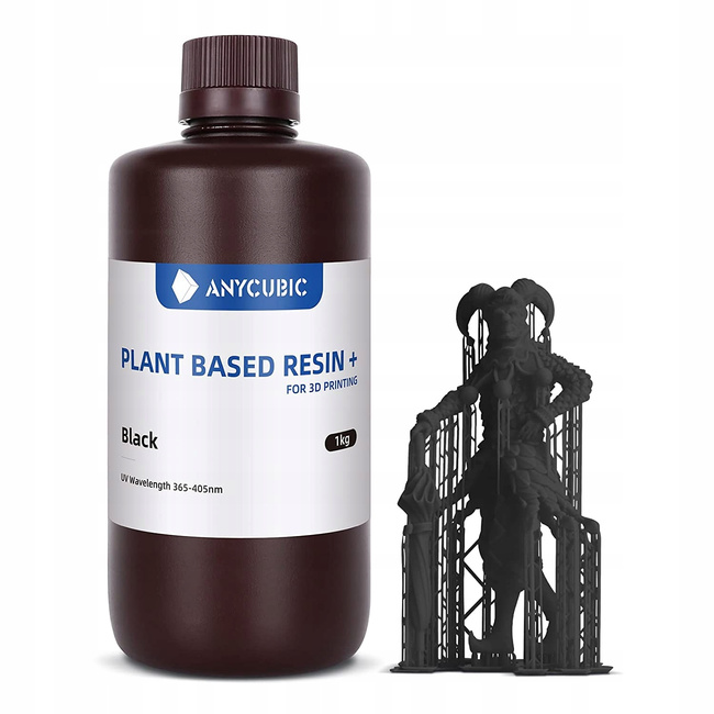 Żywica UV Anycubic Plant Based+ Black Czarna 1l