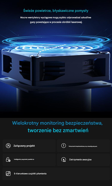 CREALITY PROFESJONALNY GRAWER LASEROWY FALCON2 PRO S 22W