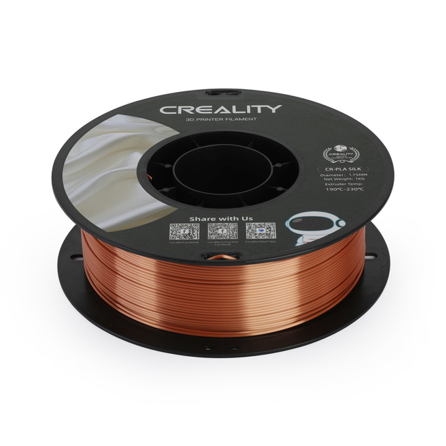 Filament Creality CR-PLA Silk Red Copper Miedziany 1kg 1,75mm