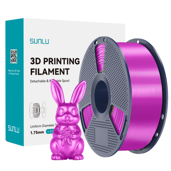 Filament SUNLU Silk PLA+ Purple Fioletowy 1kg 1,75mm
