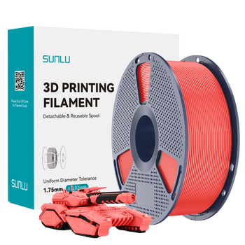 Filament SUNLU PLA Cherry Red Czerwony Wiśniowy 1kg 1,75mm