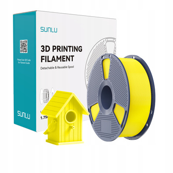Filament SUNLU ASA Yellow Żółty 1kg 1,75mm