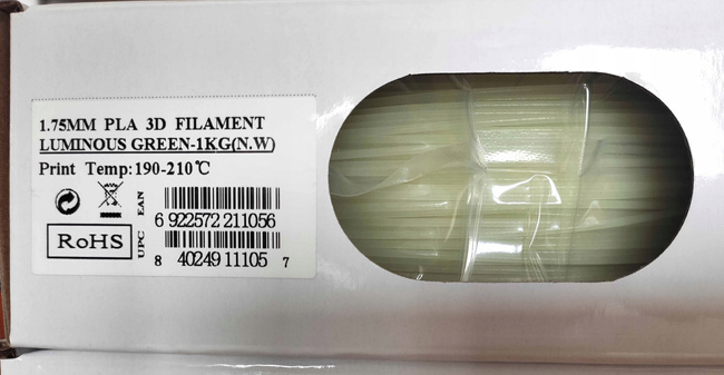 Esun PLA+ Filament Świecący W Nocy Niebieski UV