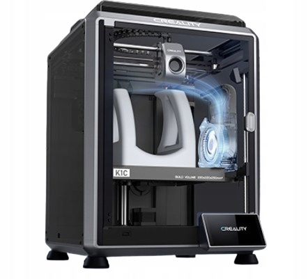 Creality K1C 2025 — drukarka 3D FDM 220x220x250 mm, do 600 mm/s, metalowy ekstruder