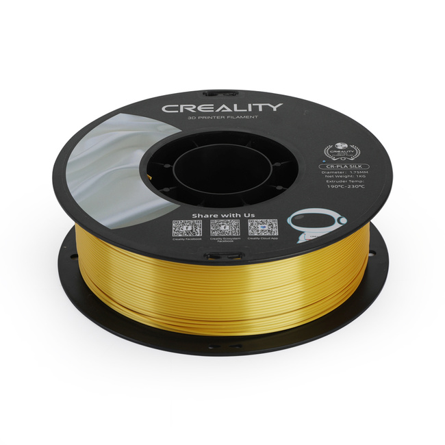 FILAMENT CREALITY CR-PLA SILK ZŁOTY GOLD 1KG 1,75mm
