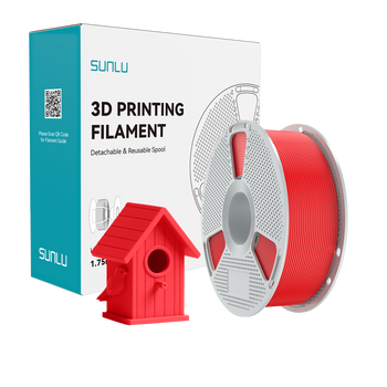 Filament SUNLU ASA Red Czerwony 1kg 1,75mm