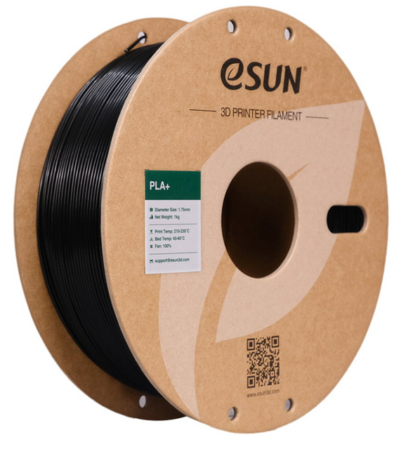 Esun PLA+ Filament Black Czarny 1kg