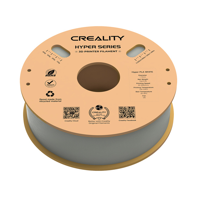 Filament Creality Hyper Series PLA White Biały 1kg 1,75mm