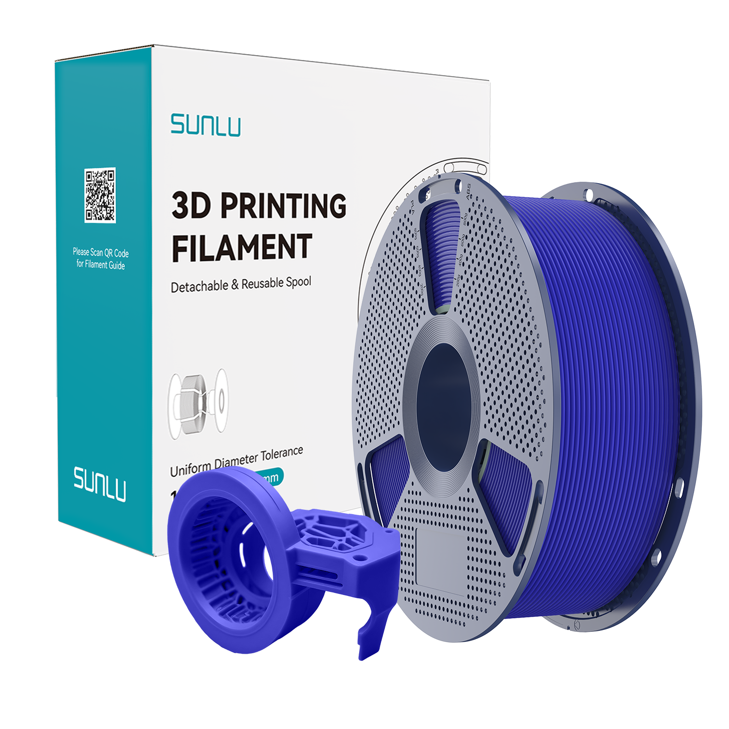 Filament SUNLU High Speed Matte PETG Blue Niebieski 1kg 1,75mm