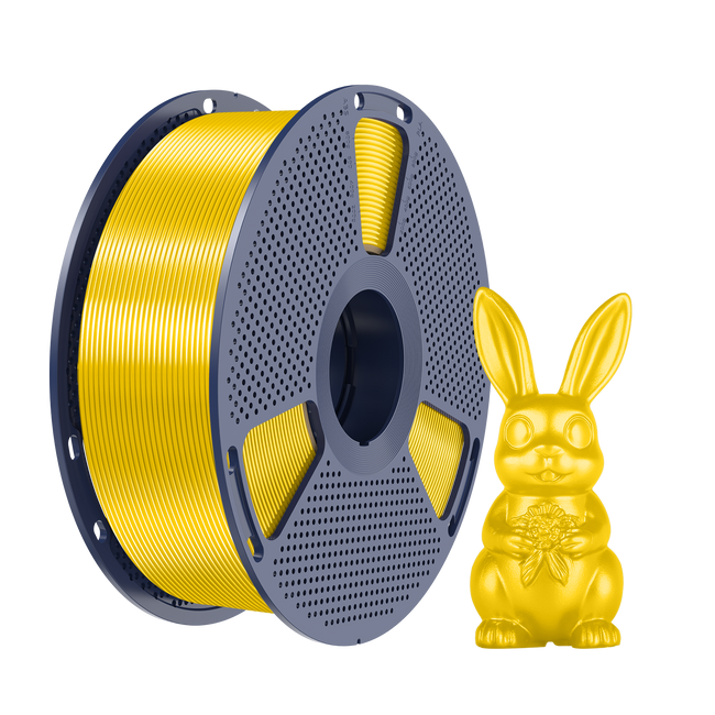 Filament SUNLU Silk PLA+ Yellow Żółty 1kg 1,75mm
