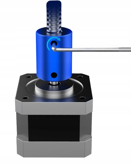 NIEBIESKI ORYGINALNY ŁĄCZNIK ŚRUBY CREALITY 5x8x25