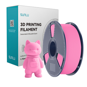 FILAMENT SUNLU PLA MATTE RÓŻOWY PINK 1KG