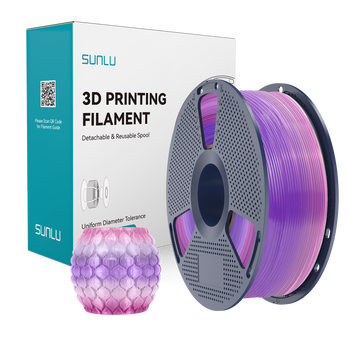 Filament SUNLU PLA Transparent Rainbow 03 Tęcza 03 1kg 1,75mm