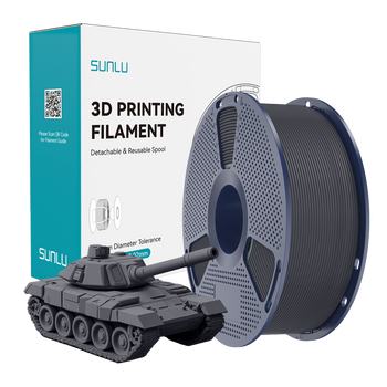 FILAMENT SUNLU HIGH SPEED PLA+ SZARY GREY 1KG