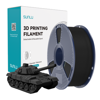 FILAMENT SUNLU HIGH SPEED PLA+ CZARNY BLACK 1KG