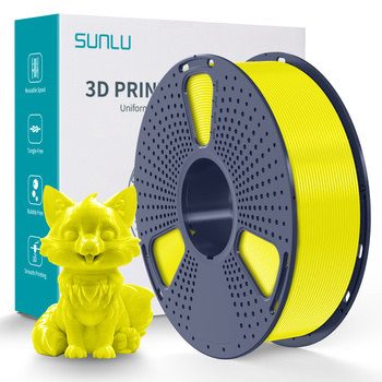 FILAMENT SUNLU YELLOW ŻÓŁTY PETG 1,75mm 1kg