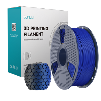 Filament SUNLU PLA Matte Dual-color Black Blue Czarny Niebieski 1kg 1,75mm
