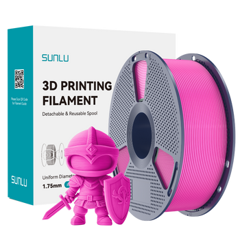 FILAMENT SUNLU PLA+ RÓŻOWY MAGENTA 1KG