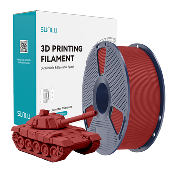 FILAMENT SUNLU HIGH SPEED PLA+ CZERWONY RED 1KG