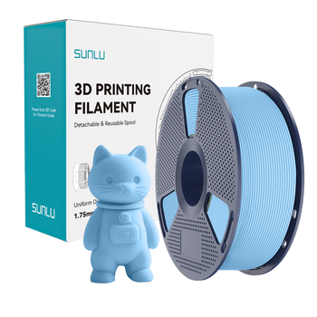 FILAMENT SUNLU PLA MATTE JASNY NIEBIESKI LIGHT BLUE 1KG