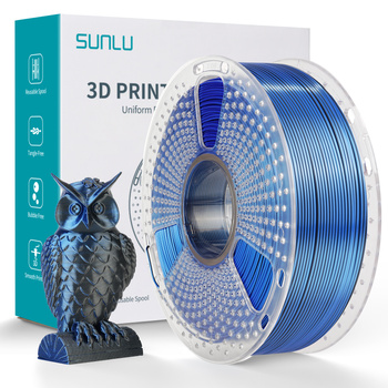 Sunlu PLA+  Silk Dual Black Blue Czarny Niebieski 1kg