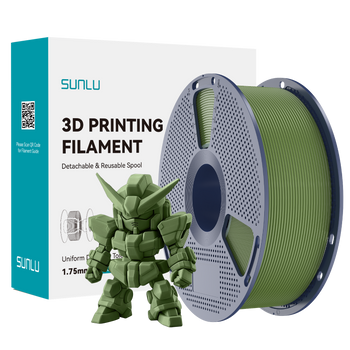 FILAMENT SUNLU PLA+ 2.0 OLIWKOWY OLIVE GREEN 1KG
