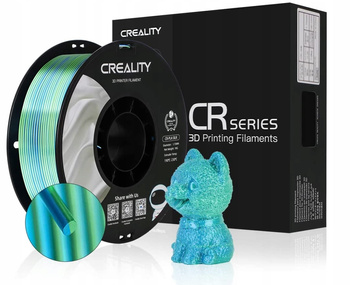 MAGICZNY FILAMENT CREALITY CR-PLA SILK NIEBIESKO-ZIELONY 1KG 1,75mm