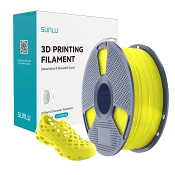 Filament SUNLU TPU 95A Yellow Żółty 1kg 1,75mm